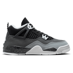 Boys' Preschool - Jordan Retro 4 Remastered  - Black/White