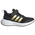 adidas Fortarun Elastic Lace  - Boys' Preschool Black/Gold/White