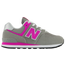 New Balance 574 Core - Girls' Preschool Grey/Pink