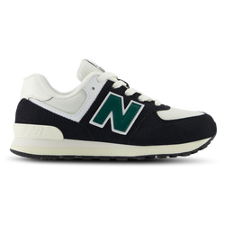 Boys' Preschool - New Balance 574 Classic  - Black/Green/White