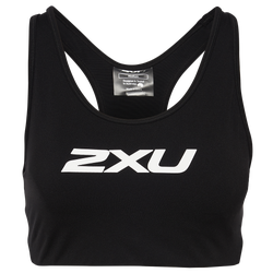 Women's - 2XU Motion Racerback Crop Tank - Black/White