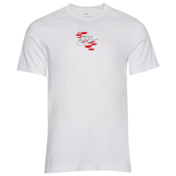 Men's - Nike Air Flip T-Shirt  - White/Red/Black