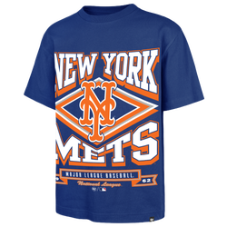 Men's - 47 Brand Mets Foundational T-Shirt - Blue