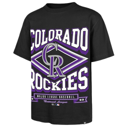 Men's - 47 Brand Rockies Foundational T-Shirt - Black