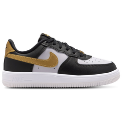 Girls' Preschool - Nike Air Force 1 Low Lace  - Gold/Black