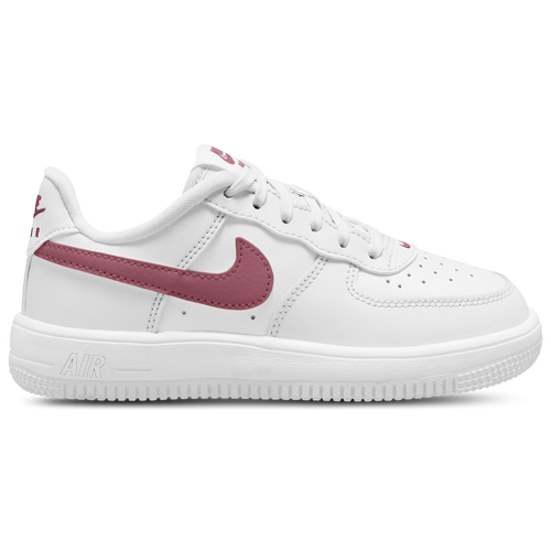 Nike Boys Air Force 1 Low - Boy's Preschool Basketball Shoes Size 12.0 - White/Pink