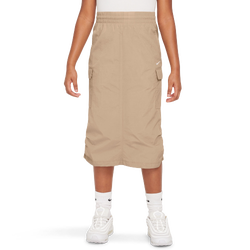 Filles, Scolaire - Nike Jupe tissée Sty Star - Chanvre/Blanc