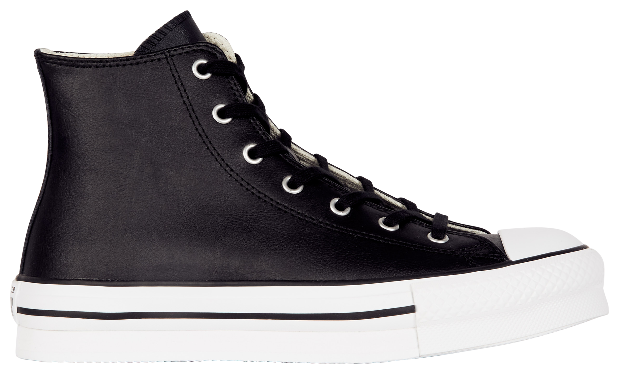 Leather on sale converse footlocker