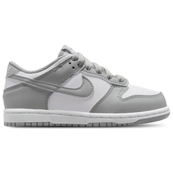 Boys' Preschool - Nike Dunk Low N  - White/Smoke Grey