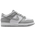 Nike Dunk N à tige basse - Garçons, maternelle Blanc/Gris fumée