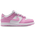 Nike Dunk Low N  - Girls' Preschool White/Pink Rise