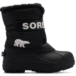 Boys' Preschool - Sorel Snow Commander  - Black/Sea Salt