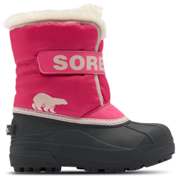 Girls' Preschool - Sorel Snow Commander  - Pink Salt/Ultra Pink