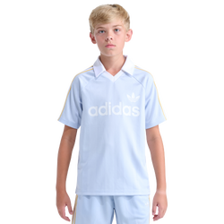 Boys' Grade School - adidas Soccer Jersey - Crystal Sky/Yellow