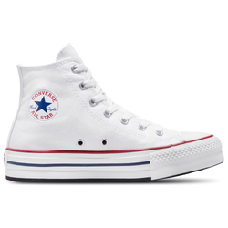Girls' Grade School - Converse Hi Platform  - White/White