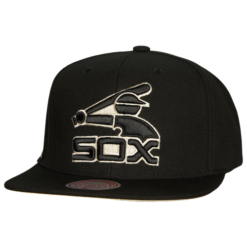 Mitchell & Ness Mens Chicago White Sox  White Sox Team Classic Snapback In Black/white