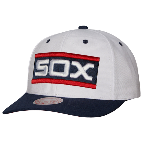 

Mitchell & Ness Mens Chicago White Sox Mitchell & Ness White Sox Evergreen Pro Snapback - Mens White/Black Size One Size