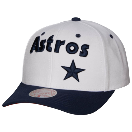 

Mitchell & Ness Mens Houston Astros Mitchell & Ness Astros Evergreen Pro Snapback - Mens White/Navy Size One Size