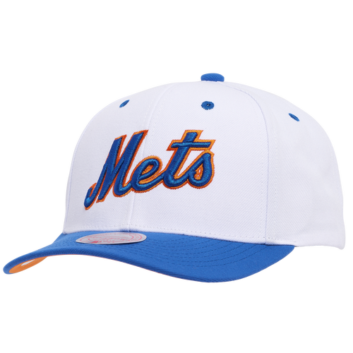 

Mitchell & Ness Mens New York Mets Mitchell & Ness Mets Evergreen Pro Snapback - Mens White/Blue Size One Size
