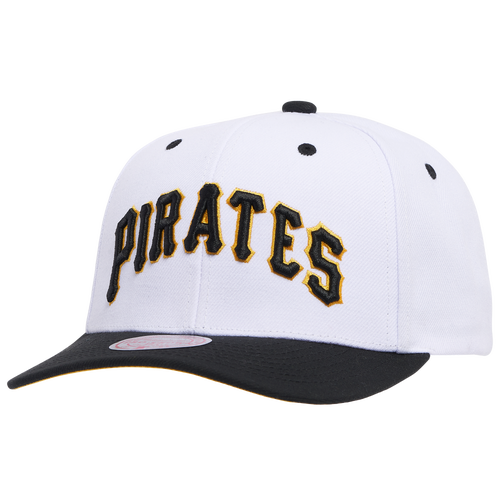 Mitchell & Ness Mens Pittsburgh Pirates  Pirates Evergreen Pro Snapback In White/black