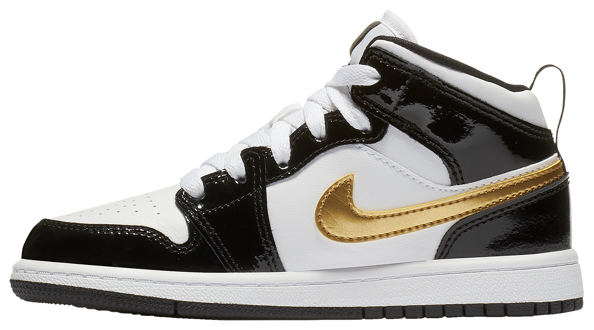 Jordan aj 1 on sale mid black and white