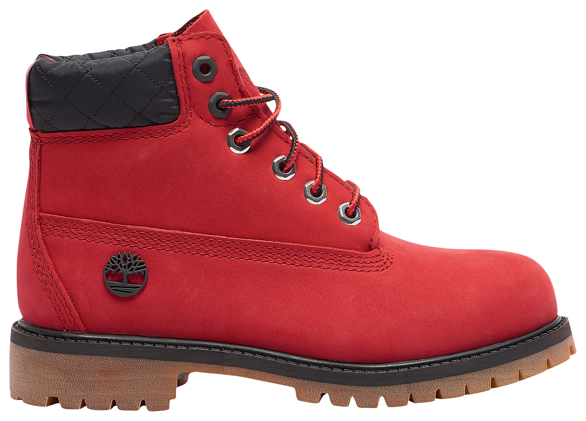 red and gold timberlands
