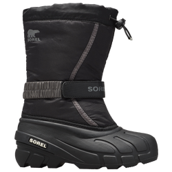 Boys' Preschool - Sorel Flurry  - Black/Grey