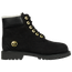 Timberland 6" Luxe Fleece Boots - Boys' Preschool Black/Black/Gold