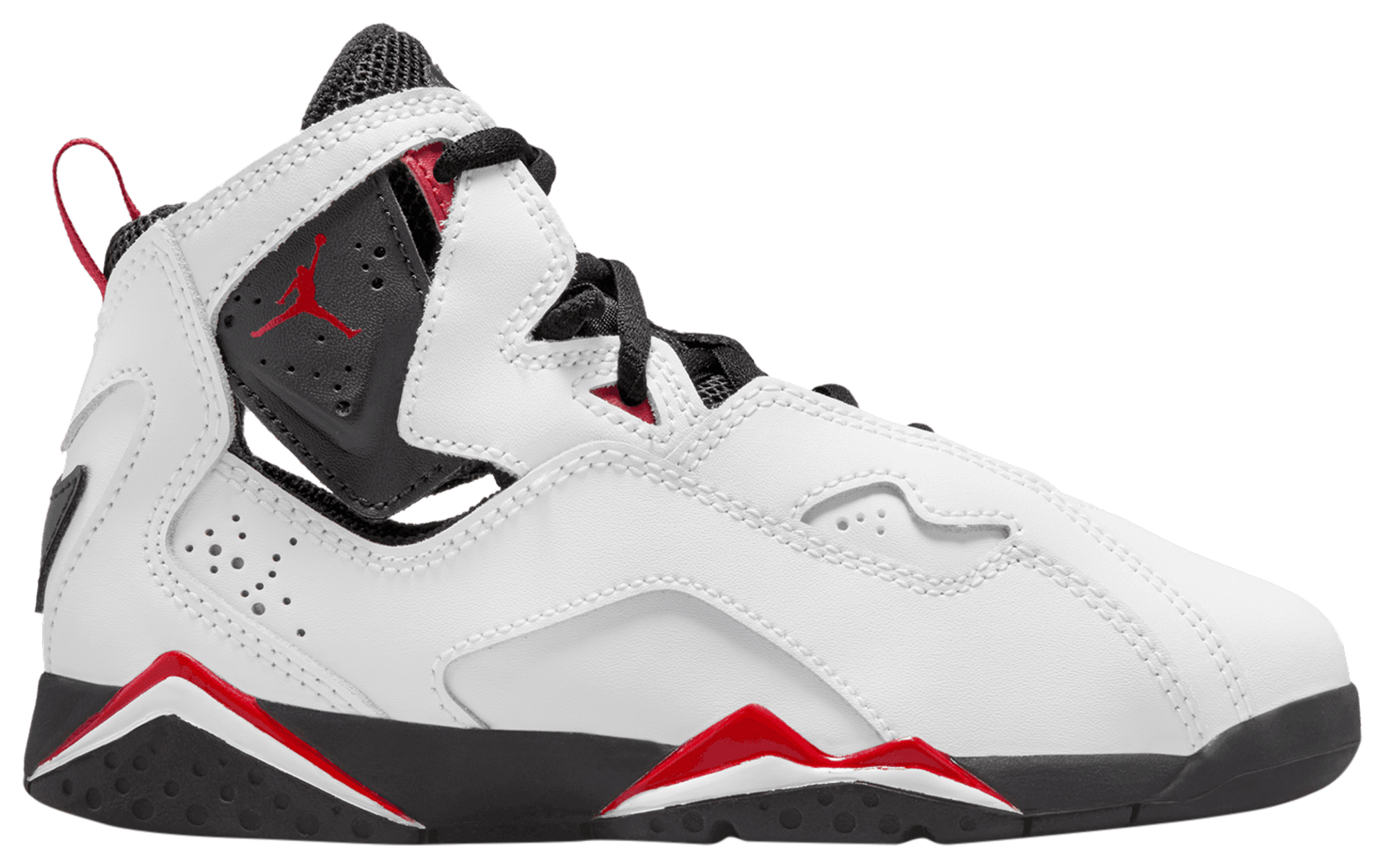 Jordan true flight on sale white and red