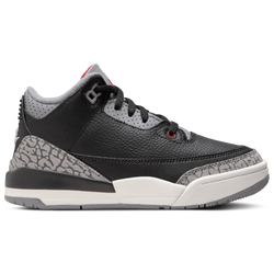 Boys' Preschool - Jordan Retro 3  - Black/Fire