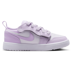 Girls' Preschool - Jordan AJ 1 Low - Barely Grape/White
