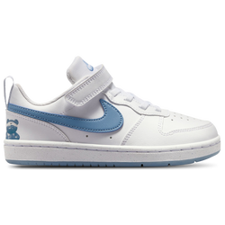 Boys' Preschool - Nike Court Borough Low GB  - White/Work Blue