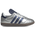 adidas Originals Samba  - Boys' Grade School Silver Metallic/Dark Blue