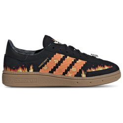 Boys' Grade School - adidas Handball Spezial Minecraft - Black/Orange