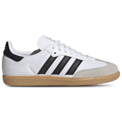 Girls' Grade School - adidas Originals Samba OG  - Grey/Footwear White/Core Black