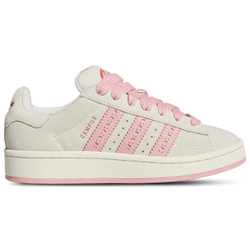 Girls' Grade School - adidas Originals Campus 00s  - Cream/Pink/Red