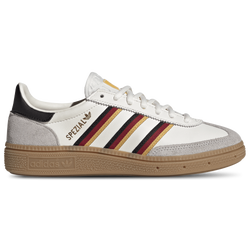Boys' Grade School - adidas Originals Handball Spezial  - White/Yellow