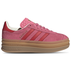 Girls' Grade School - adidas Originals Gazelle Bold - Pink/Red/Gum