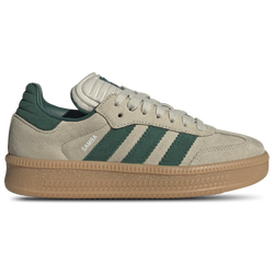 Boys' Grade School - adidas Originals Samba XLG   - Gum/Collegiate Green/Putty Grey