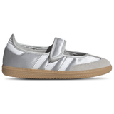 Argent métallique/Blanc de chaussures/Gomme