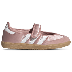 Girls' Grade School - adidas Samba Jane Satin  - Wonder Mauve/Footwear White/Gum