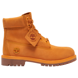 Boys' Grade School - Timberland 6" Premium Waterproof Boots - Orange/Orange