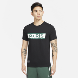 Men's - Jordan PSG Wordmark T-Shirt - Black/Black