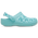 Crocs Floral Cutout Clogs  - Girls' Grade School Aquamarine/Aquamarine