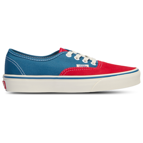 Boys Vans Authentic - Boys' Grade School Shoes Blue/Red Size 06.5