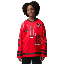 Boys' Grade School - Jordan 23 Hockey Jersey  - Red/Black