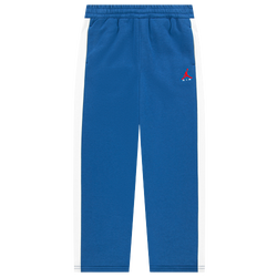 Boys' Grade School - Jordan Air HBR Opn Hem Pants  - Blue/Red