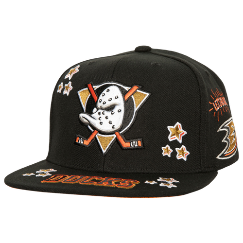 

Mitchell & Ness Mens Anaheim Ducks Mitchell & Ness Ducks All Out Snapback - Mens White/Black Size One Size