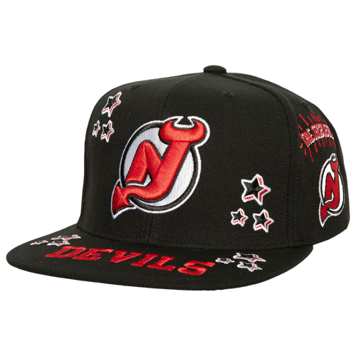 

Mitchell & Ness Mens New Jersey Devils Mitchell & Ness Devils All Out Snapback - Mens White/Black Size One Size