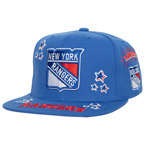 

Mitchell & Ness Mens New York Rangers Mitchell & Ness Rangers All Out Snapback - Mens White/Black Size One Size